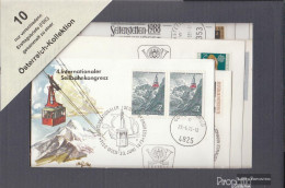 Austria 10 Various Erstagsbriefe FDC - Sammlungen