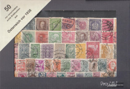 Austria 50 Different Stamps  Before 1938 - Sammlungen