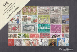 Belgium 100 Different  Special Stamps And Large - Belgio