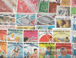 Chad 50 Different Stamps - Altri & Non Classificati