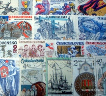 Czechoslovakia 250 Different Special Stamps - Verzamelingen & Reeksen