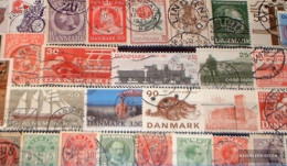 Denmark 100 Different Stamps - Collections