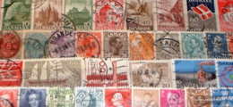 Denmark 150 Different Stamps - Collections