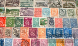 Finland 100 Different Stamps - Collections