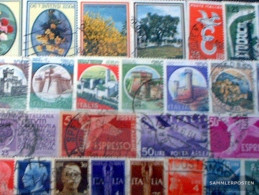 Italy 100 Different Stamps - Collections