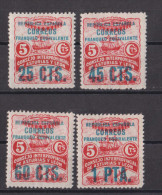 1937 Edifil 8/11,completa, Habilitado,nuevo                   #1156 - Asturies & Leon