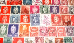 Norway 100 Different Stamps - Verzamelingen