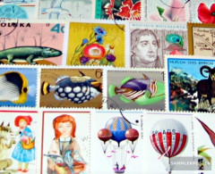 Poland 100 Different Special Stamps - Collections