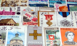 Poland 50 Different Special Stamps - Collections