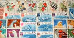 Romania 50 Different Special Stamps  In Complete Expenditure - Collections