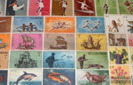 San Marino 50 Different Stamps - Collezioni & Lotti