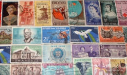 South Africa 100 Different Stamps - Verzamelingen & Reeksen