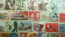 Sweden 150 Different Stamps - Collections