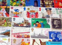 United Kingdom 100 Different  Special Stamps And Large - Verzamelingen