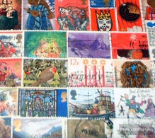 United Kingdom 50 Different  Special Stamps And Large - Verzamelingen
