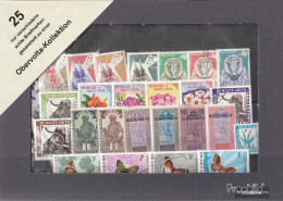 Upper Volta 25 Different Stamps - Andere & Zonder Classificatie