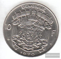 Belgium Km-number. : 155 1976 Extremely Fine Nickel Extremely Fine 1976 10 Francs Crest - 10 Francs