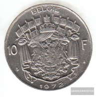 Belgium Km-number. : 156 1971 Extremely Fine Nickel Extremely Fine 1971 10 Francs Crest - 10 Francs
