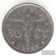 Belgium Km-number. : 88 1928 Very Fine Nickel Very Fine 1928 50 Centimes Knieende Allegory - 50 Cent