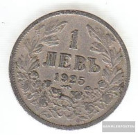 Bulgaria Km-number. : 37 1925 Very Fine Copper-Nickel Very Fine 1925 1 Lev Crest - Bulgarije