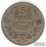 Bulgaria Km-number. : 39 1930 Very Fine Copper-Nickel Very Fine 1930 5 Leva Reiter - Bulgarien