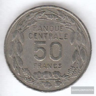 Cameroon Km-number. : 13 1960 Very Fine Copper-Nickel Very Fine 1960 50 Francs Antelope - Cameroon