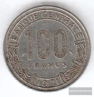 Cameroon Km-number. : 15 1972 Very Fine Nickel Very Fine 1972 100 Francs Antelope - Kamerun