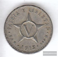 Cuba Km-number. : 11 1946 Very Fine Copper-Nickel Very Fine 1946 5 Centavos Crest - Cuba