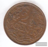 Curacao Km-number. : 42 1944 Very Fine Bronze Very Fine 1944 2 Cents Leo - Curaçao