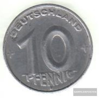 DDR Jägernr: 1503 1948 A Very Fine Aluminum Very Fine 1948 10 Pfennig Later On Gear - 10 Pfennig