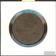 DDR Jägernr: 1524 1969 Very Fine Nickelbronze Very Fine 1969 5 Mark 20 Years DDR - 5 Marchi