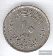 Egypt Km-number. : 364 1941 Very Fine Copper-Nickel Very Fine 1941 10 Milliemes Farouk - Egypt