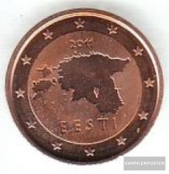 Estonia Est 2 2011 Stgl./unzirkuliert Stgl./unzirkuliert 2011 Kursmünze 2 Cent - Estland