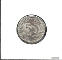 German Empire Jägernr: 301 1920 A Extremely Fine Aluminum Extremely Fine 1920 50 Pfennig Ährengarbe - 50 Cents