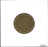 German Empire Jägernr: 309 1923 G Very Fine Aluminum-Bronze Very Fine 1923 10 Rentenpfennig Spikes - 10 Rentenpfennig & 10 Reichspfennig