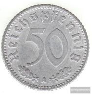 German Empire Jägernr: 368 1935 G Very Fine Aluminum Very Fine 1935 50 Reich Pfennig Imperial Eagle - 50 Reichspfennig