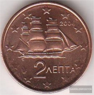 Greece Grams 2 2004 Stgl./unzirkuliert Stgl./unzirkuliert 2004 Kursmünze 2 Cent - Grèce