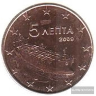 Greece Grams 3 2009 Stgl./unzirkuliert Stgl./unzirkuliert 2009 Kursmünze 5 Cent - Grèce