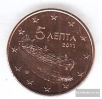 Greece Grams 3 2011 Stgl./unzirkuliert Stgl./unzirkuliert 2011 Kursmünze 5 Cent - Griekenland