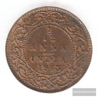 India Km-number. : 509 1924 Extremely Fine Bronze Extremely Fine 1924 1/12 Anna George V. - Indien