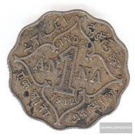 India Km-number. : 513 1913 Very Fine Copper-Nickel Very Fine 1913 1 Anna George V. - India