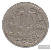 Luxembourg Km-number. : 25 1901 Very Fine Copper-Nickel Very Fine 1901 10 Centimes Adolphe - Lussemburgo