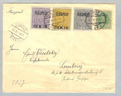 Oesterreich Wien 1918-04-27 Flugpostbrief Nach Lemberg - Autres & Non Classés