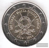 Malta 2014 Stgl./unzirkuliert Reprint: 300.000 Stgl./unzirkuliert 2014 2 Euro 200 Years Police - Malte