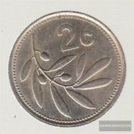 Malta Km-number. : 79 1986 Extremely Fine Copper-Nickel Extremely Fine 1986 2 Cent Emblem - Malta