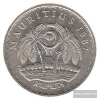 Mauritius Km-number. : 56 1992 Very Fine Copper-Nickel Very Fine 1992 5 Rupien Ramgoolam - Mauricio