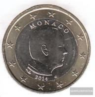 Monaco MON 7 2014 Stgl./unzirkuliert Stgl./unzirkuliert 2014 Kursmünze 1 Euro - Monaco