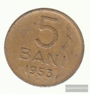 Romania Km-number. : 83 1956 Very Fine Copper-Nickel-zinc Very Fine 1956 5 Bani Crest - Roumanie