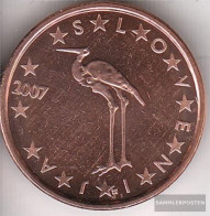 Slovenia SLO 1 2007 Stgl./unzirkuliert Stgl./unzirkuliert 2007 Kursmünze 1 CENT - Eslovenia