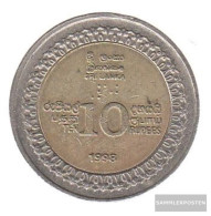 Sri Lanka Km-number. : 158 1998 Very Fine Bimetall Very Fine 1998 10 Rupien Independence - Sri Lanka